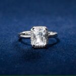 Emerald Cut Fake Engagement Ring